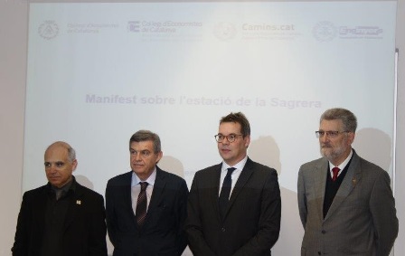 Signatura Declaració La Sagrera Col·legis Professionals 9Des15